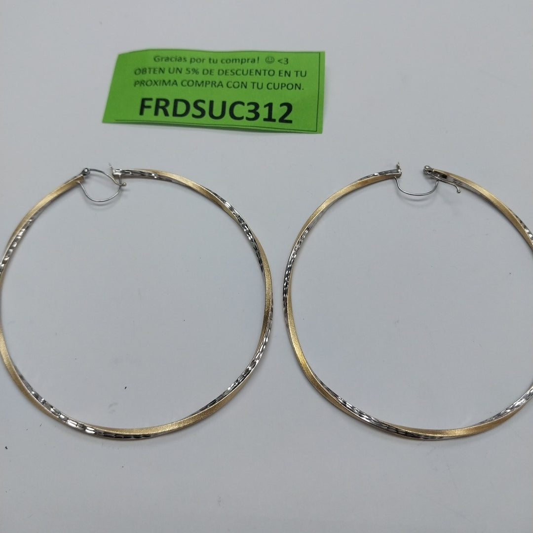 ARRACADAS PAR ORO 14 K 6,40 GRMS (SEMINUEVO)