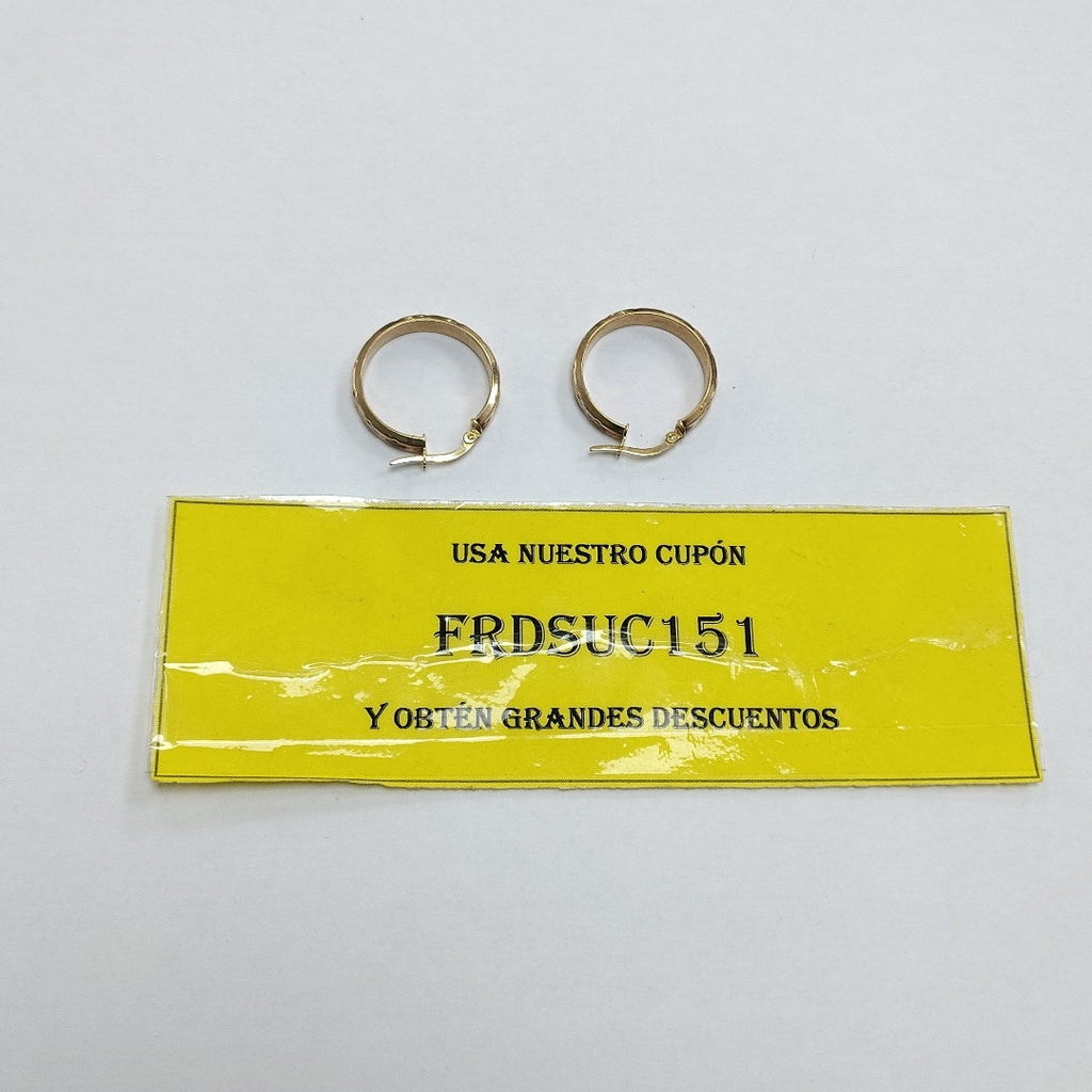 ARRACADAS PAR ORO 10 K 1,90 GRMS (SEMINUEVO)