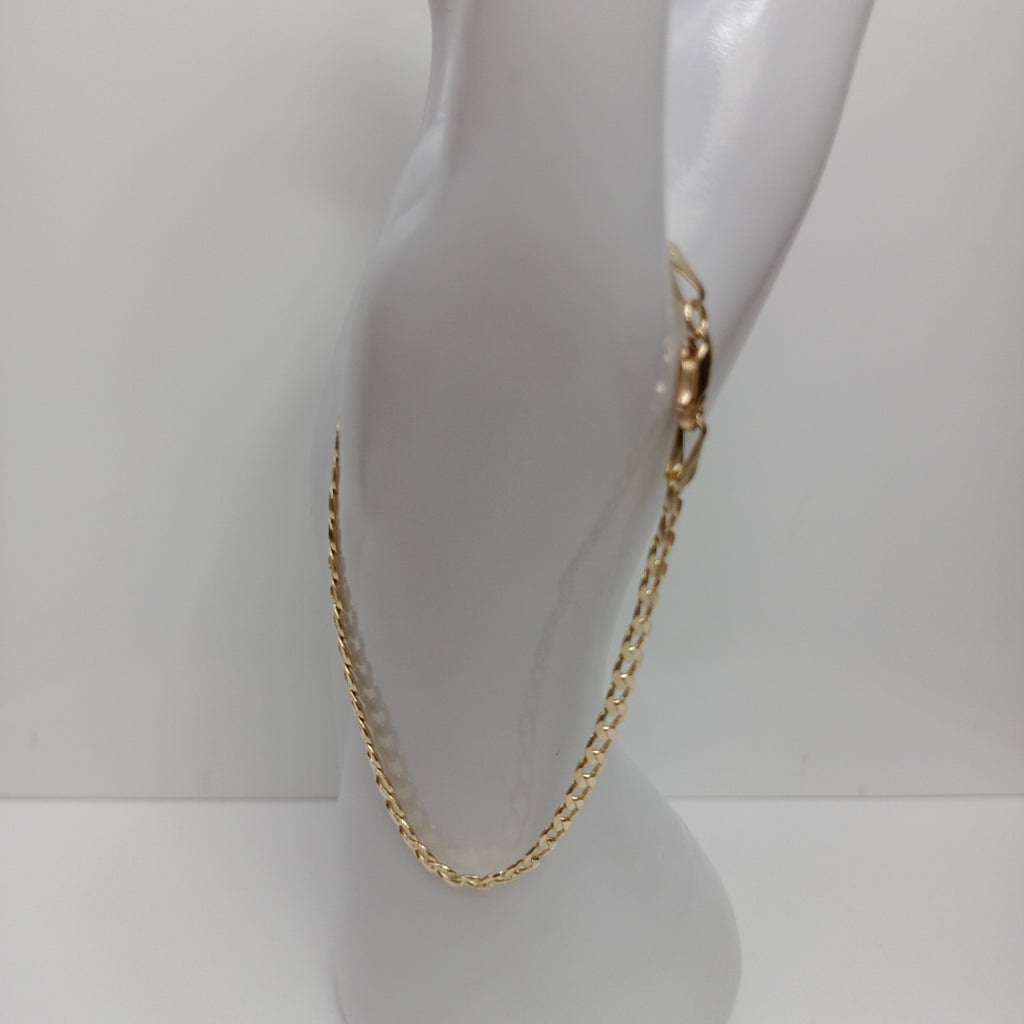 PULSERA BARBADA 14K 21 CM 5.1 GR (NUEVO)