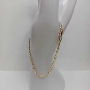 PULSERA BARBADA 14K 21 CM 5.1 GR (NUEVO)