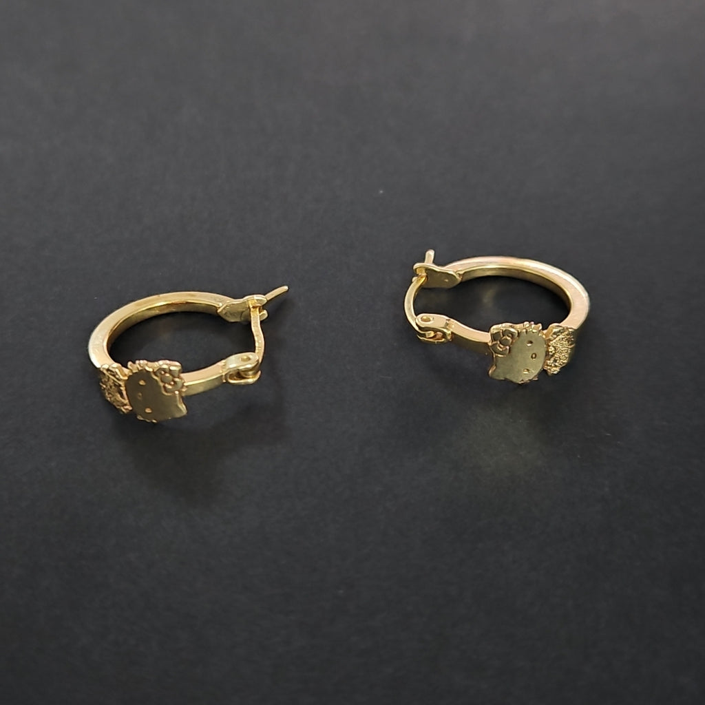 ARETES PAR ORO 14 K 2,00 GRMS (SEMINUEVO)