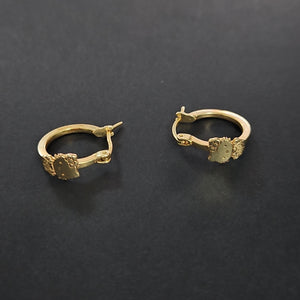 ARETES PAR ORO 14 K 2,00 GRMS (SEMINUEVO)