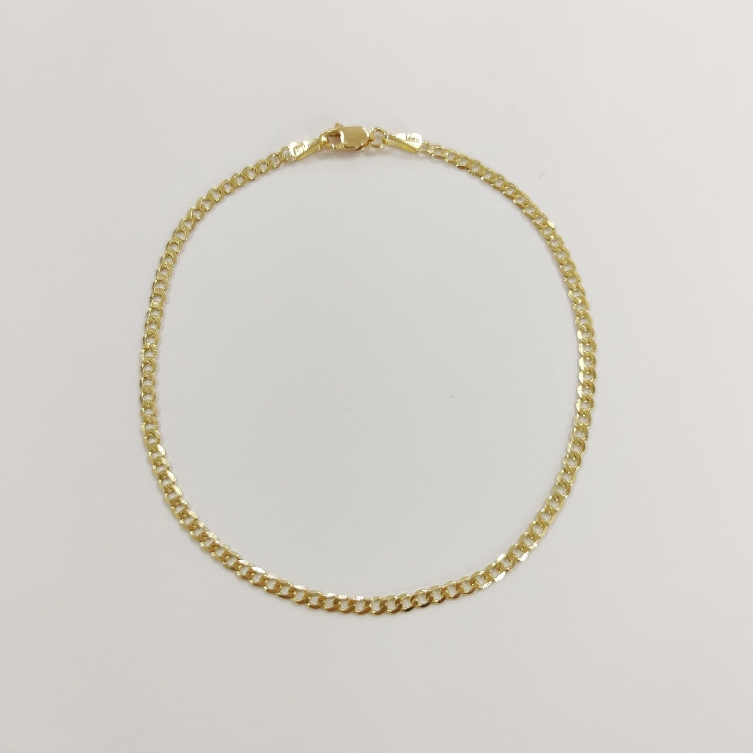 PULSERA BARBADA 14K 21 CM 2.2 GR (NUEVO)