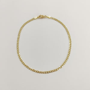 PULSERA BARBADA 14K 21 CM 2.2 GR (NUEVO)