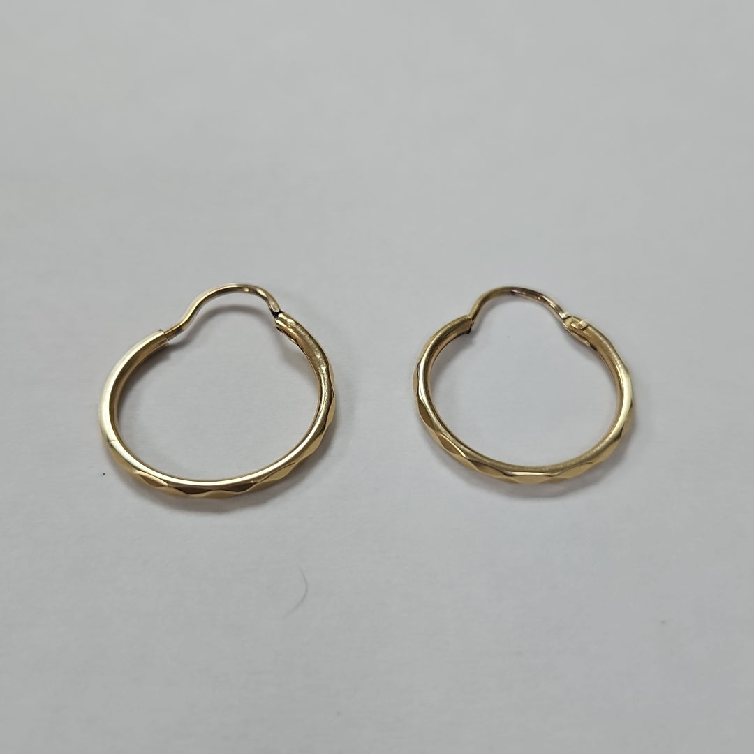 ARRACADAS PAR ORO 14 K 1.1 GRMS (SEMINUEVO)
