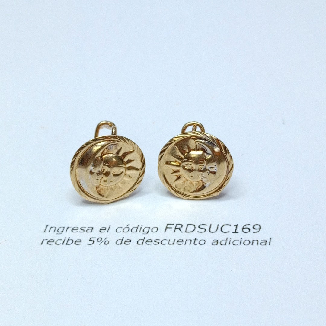 ARETES PAR ORO 10 K 1.7 GRMS (SEMINUEVO)