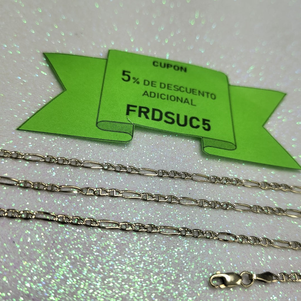 CADENA ORO 14 K 3.7 GRMS (SEMINUEVO)