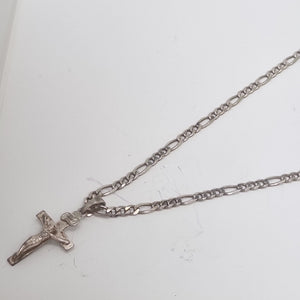 CADENA, CRUZ PLATA 16.5 GRMS (SEMINUEVO)