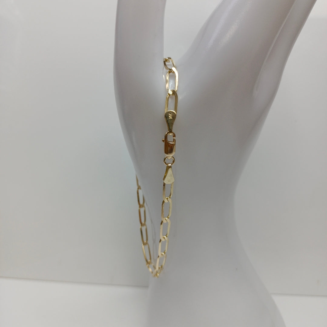 PULSERA ESLABON 14K 21 CM 4.1 GR (NUEVO)