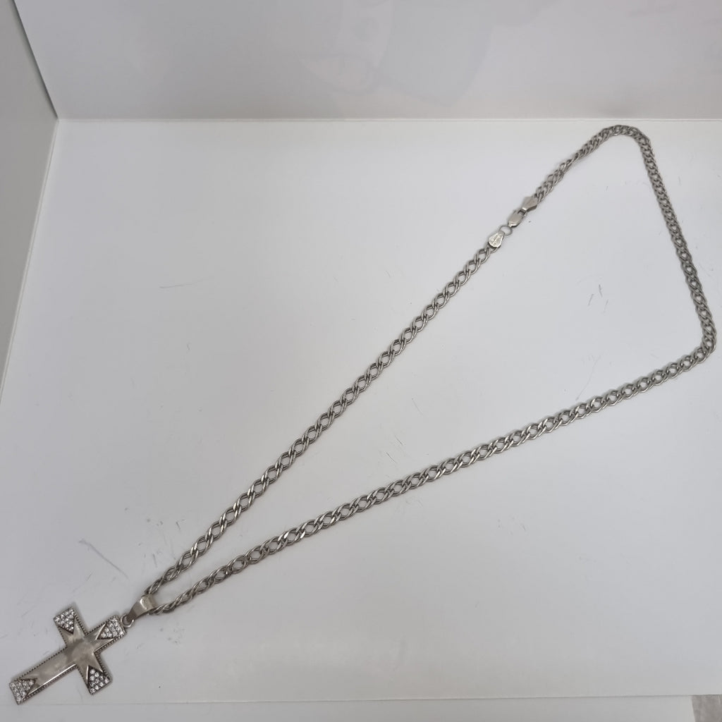 CADENA, CRUCIFIJO PLATA 20.9 GRMS (SEMINUEVO)