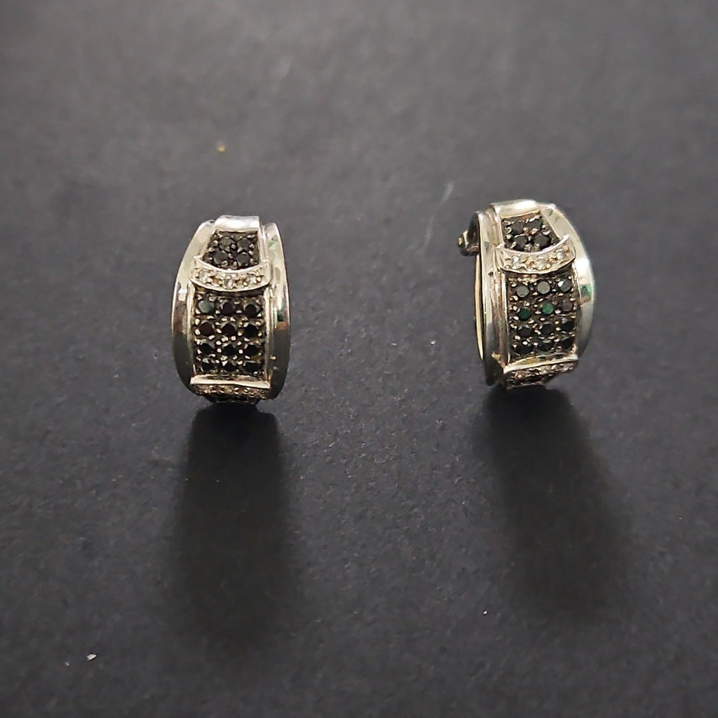 ARETES PAR ORO BLANCO 14 K 7,00 GRMS (SEMINUEVO)
