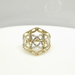 ANILLOS CON ESTRELLA CELTA 14K TALLA 7.5 2.3 GR (NUEVO)