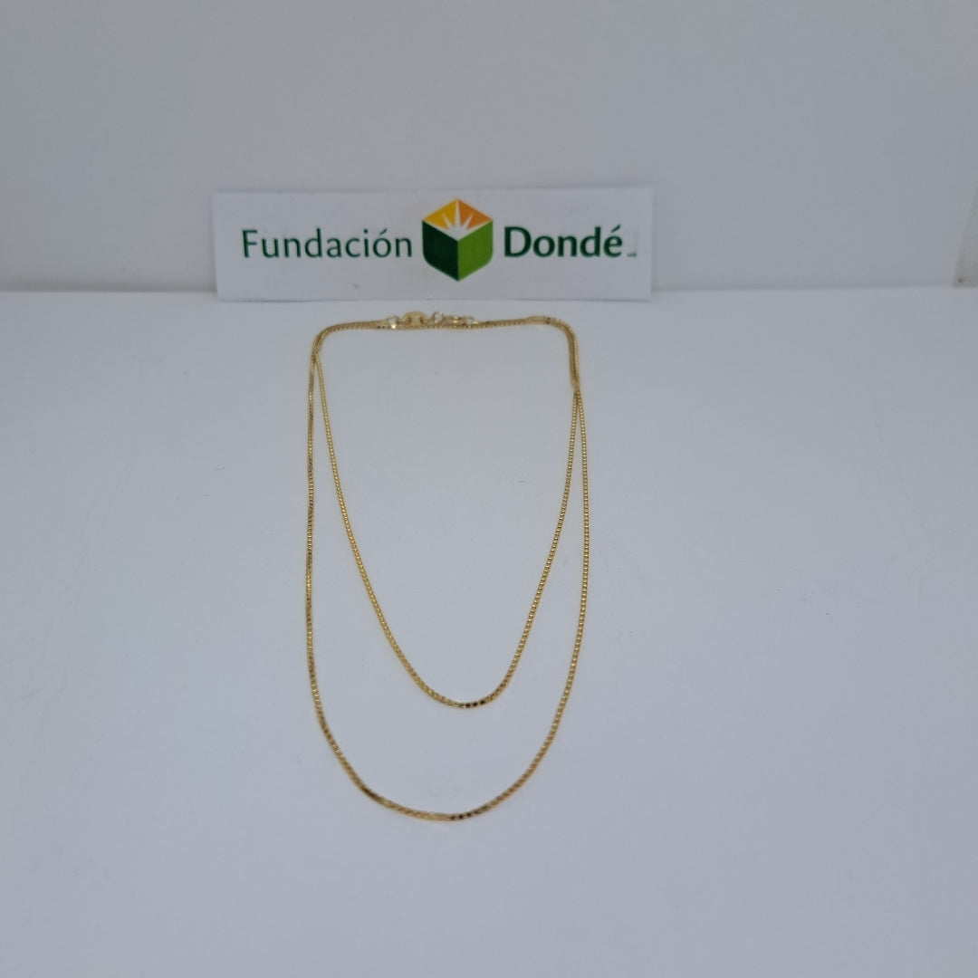 CADENA VENECIANO 14K 60 CM 2.5 GR (NUEVO)