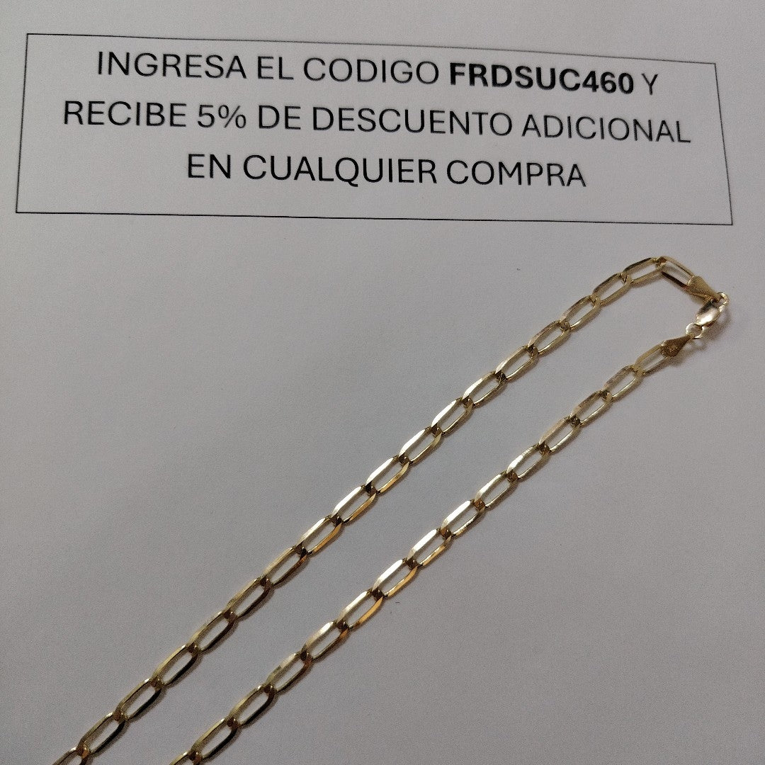 CADENA ESLABONES 14K 60 CM 10.9 GR (NUEVO)