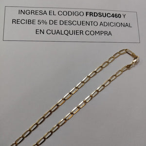 CADENA ESLABONES 14K 60 CM 10.9 GR (NUEVO)