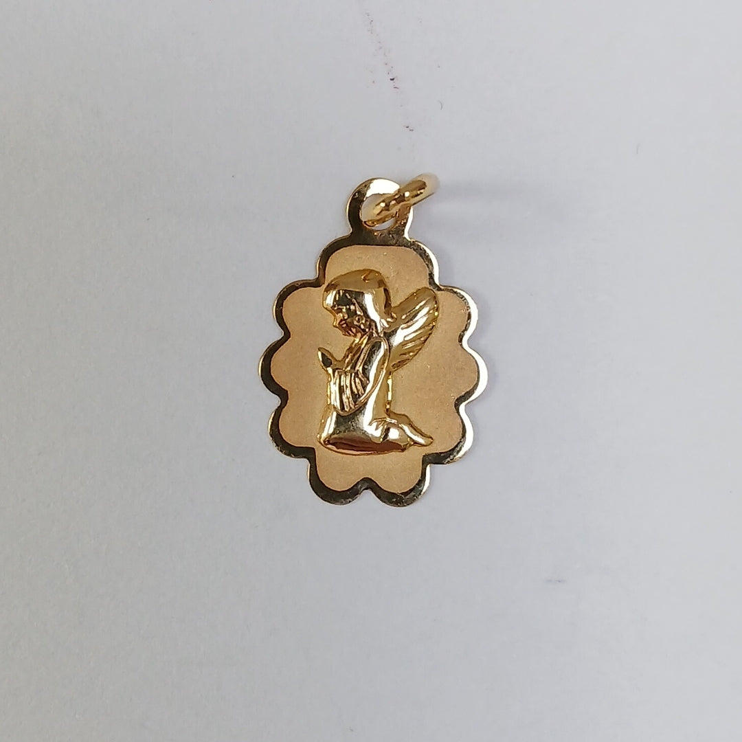 MEDALLA PERSONAL ORO 14 K 0.6 GRMS (SEMINUEVO)