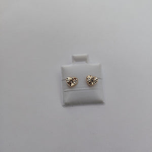 BROQUELES BROQUEL FIG CORAZON C CIRCONIA 14K 0.2603 GR (NUEVO)