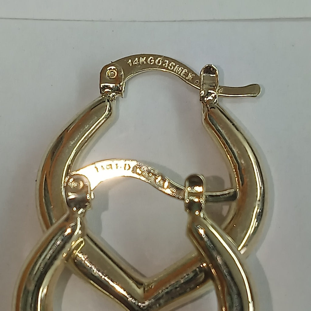 ARETES ARRACADAS 14K 2.2 GR (NUEVO)