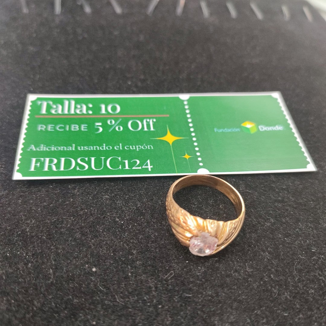 ANILLO ORO 10 K 6.1 GRMS (SEMINUEVO)