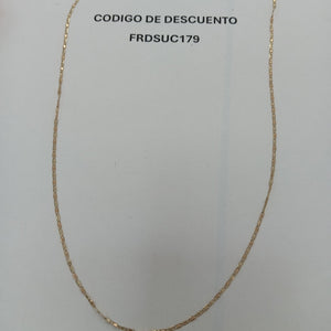 CADENA ORO 10 K 2,80 GRMS (SEMINUEVO)