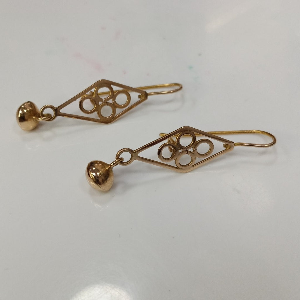 ARETES PAR ORO 8 K 3 GRMS (SEMINUEVO)