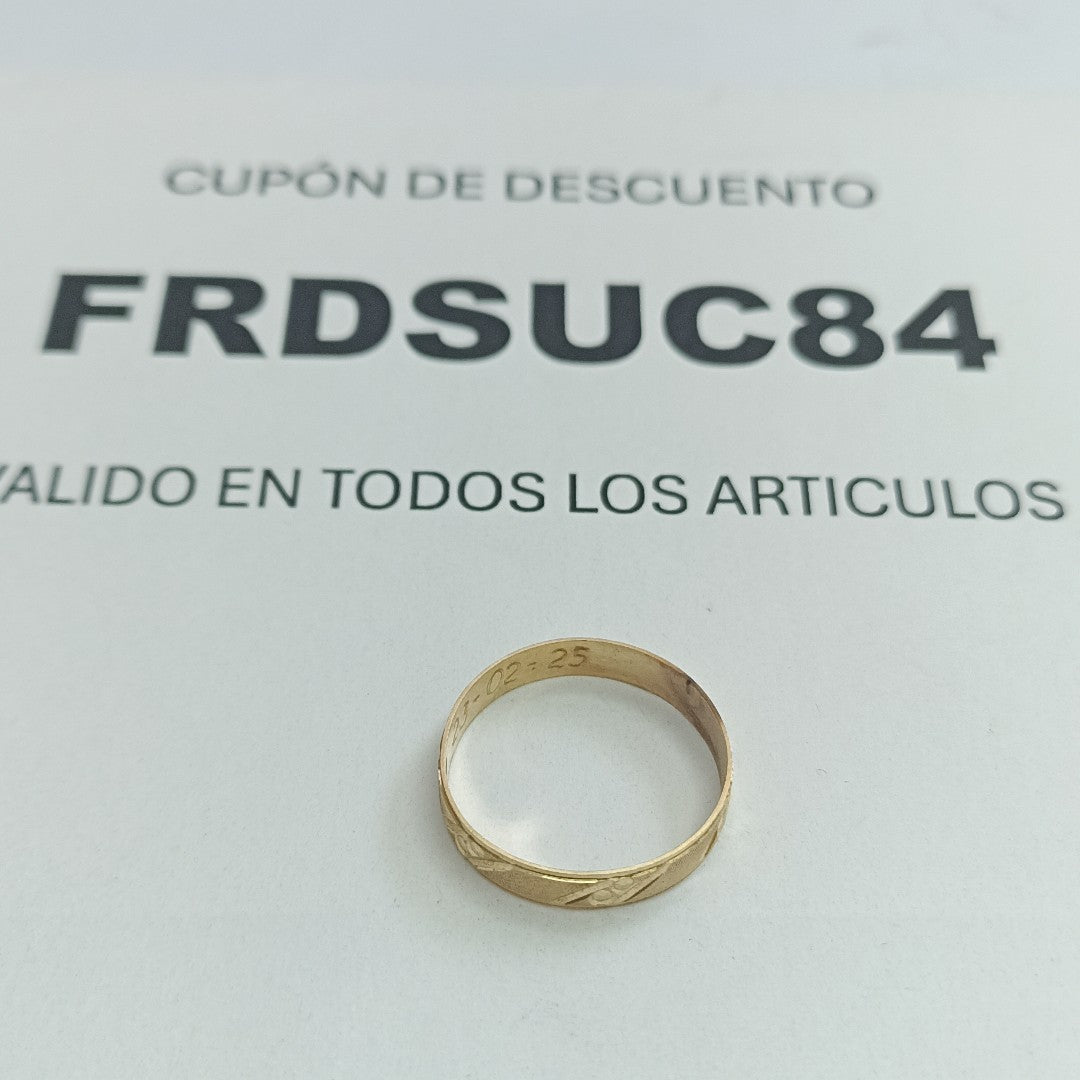 ARGOLLA ORO 8 K 1 GRMS (SEMINUEVO)