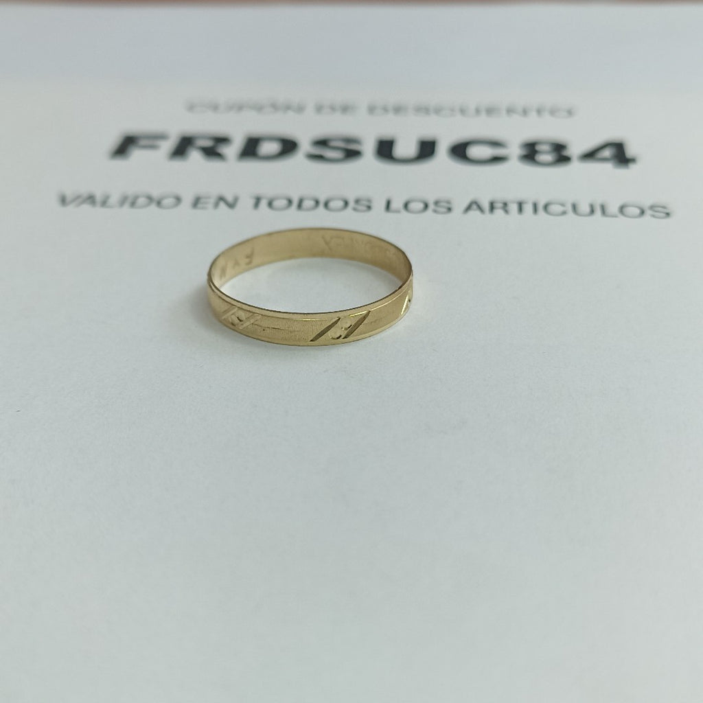 ARGOLLA ORO 8 K 1.2 GRMS (SEMINUEVO)
