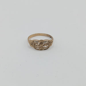 ANILLO DE GRADUACIÓN ORO 10 K 1,40 GRMS (SEMINUEVO)