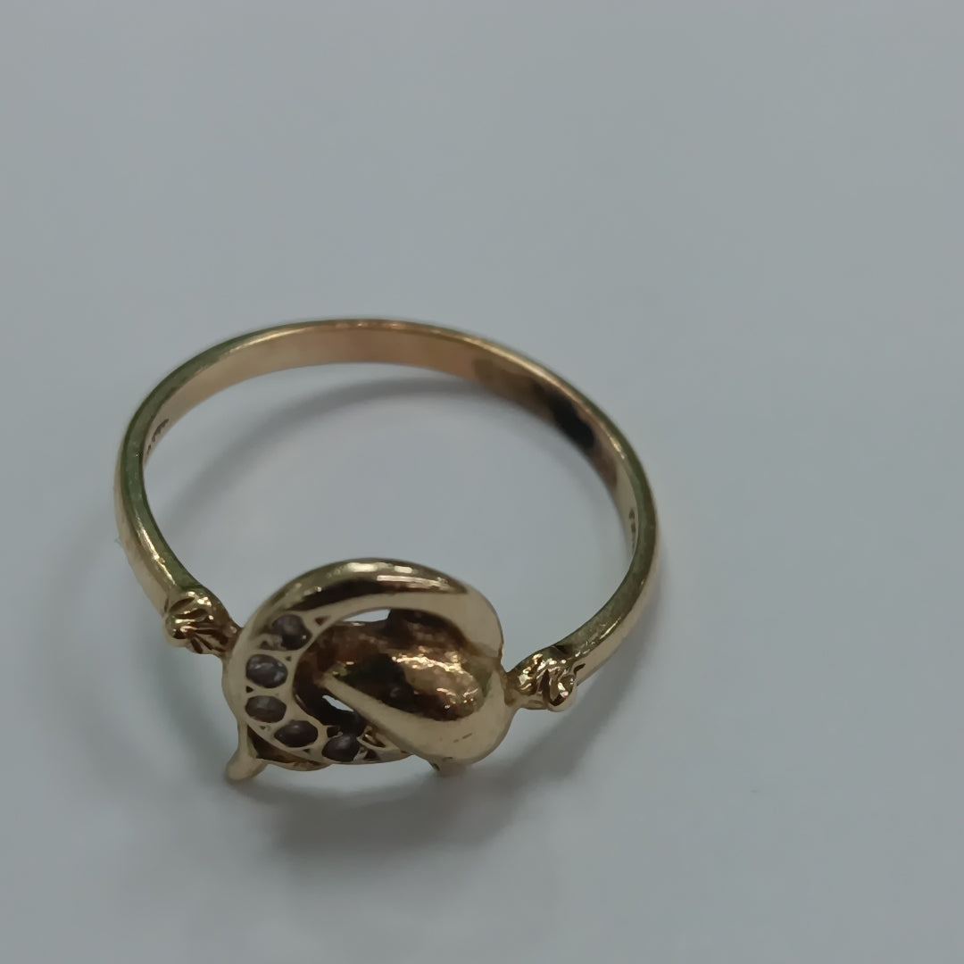 ANILLO ORO 10 K 1,20 GRMS (SEMINUEVO)