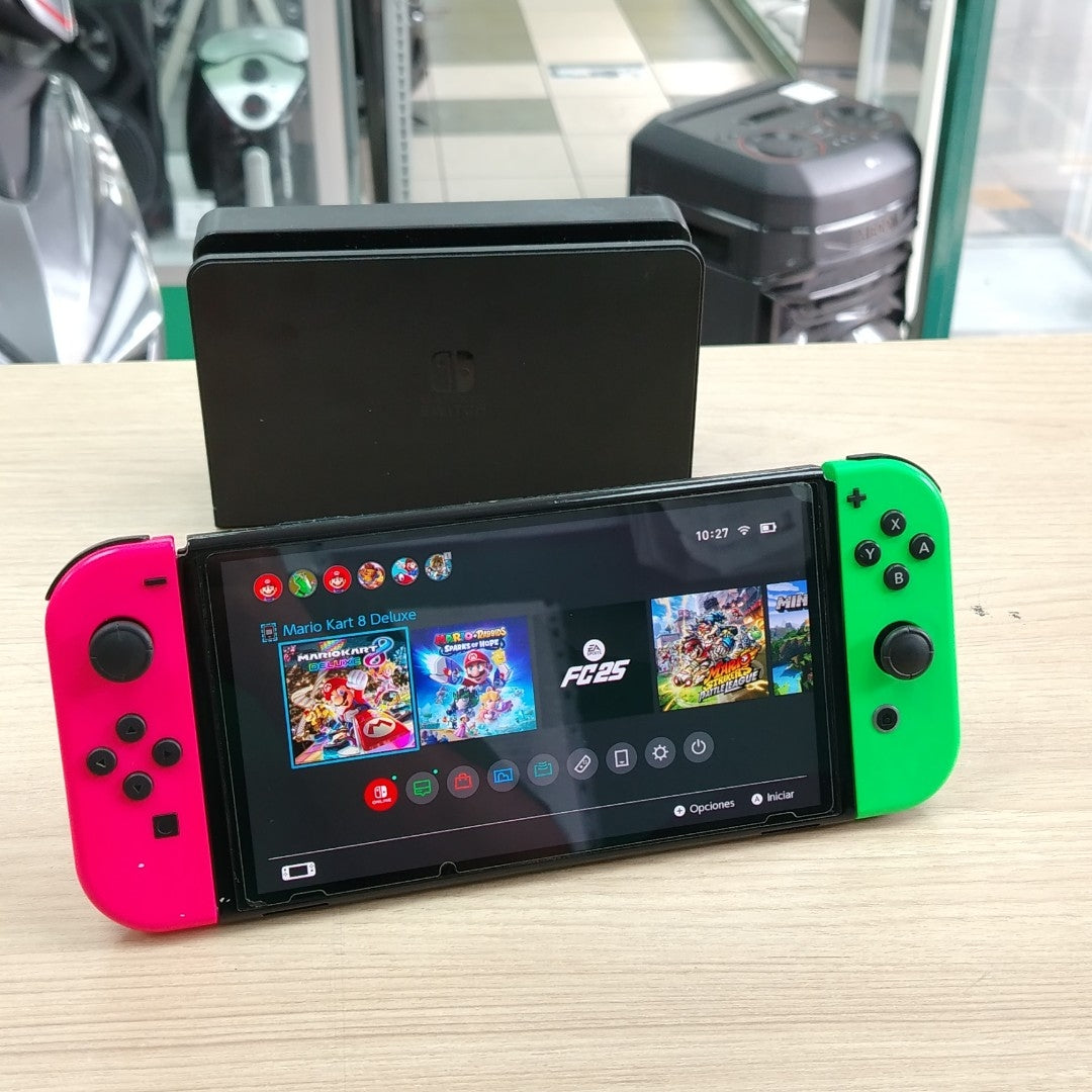 CONSOLA DE VIDEOJUEGO NINTENDO SWITCH OLED 64 GB (SEMINUEVO)