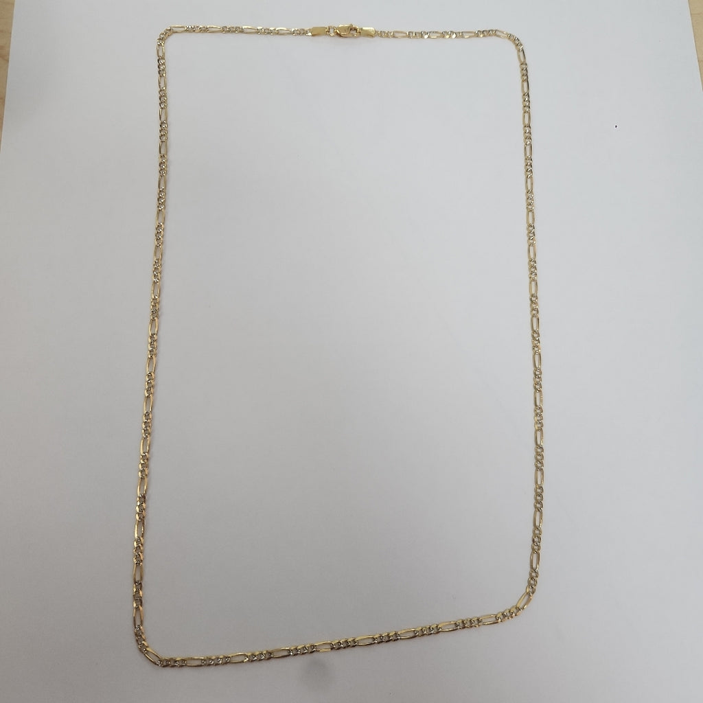 CADENA 3X1 DIAMANTADA 14K 55 CM 4.7 GR (NUEVO)