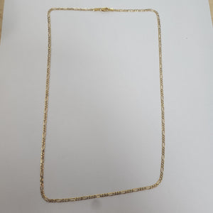 CADENA 3X1 DIAMANTADA 14K 55 CM 4.7 GR (NUEVO)