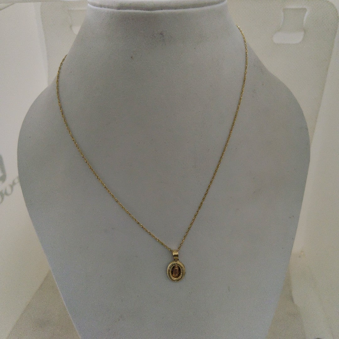 CADENA, DIJE ORO 10 K 1.3 GRMS (SEMINUEVO)