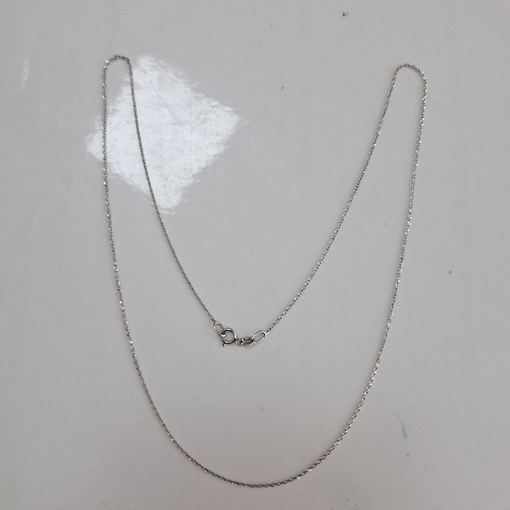 CADENA ORO BLANCO 10 K 0,90 GRMS (SEMINUEVO)