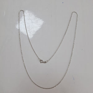 CADENA ORO BLANCO 10 K 0,90 GRMS (SEMINUEVO)