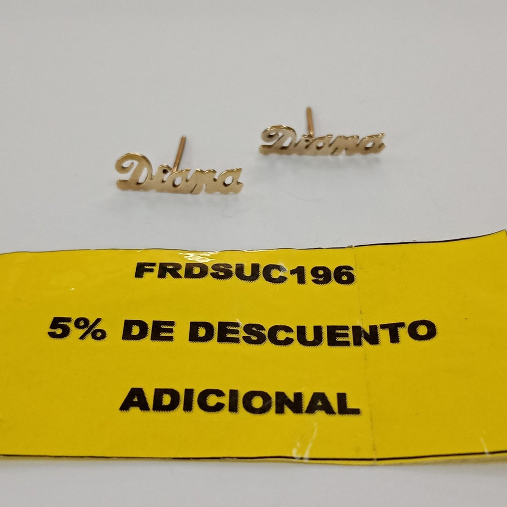 ARETES PAR ORO 10 K 0.9 GRMS (SEMINUEVO)