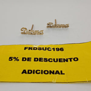 ARETES PAR ORO 10 K 0.9 GRMS (SEMINUEVO)