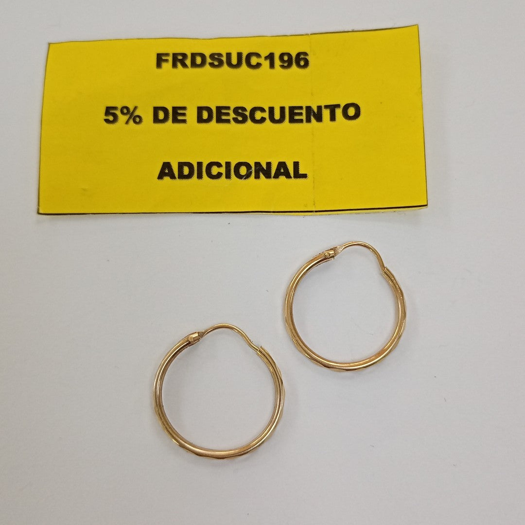 ARRACADAS PAR ORO 10 K 1.2 GRMS (SEMINUEVO)