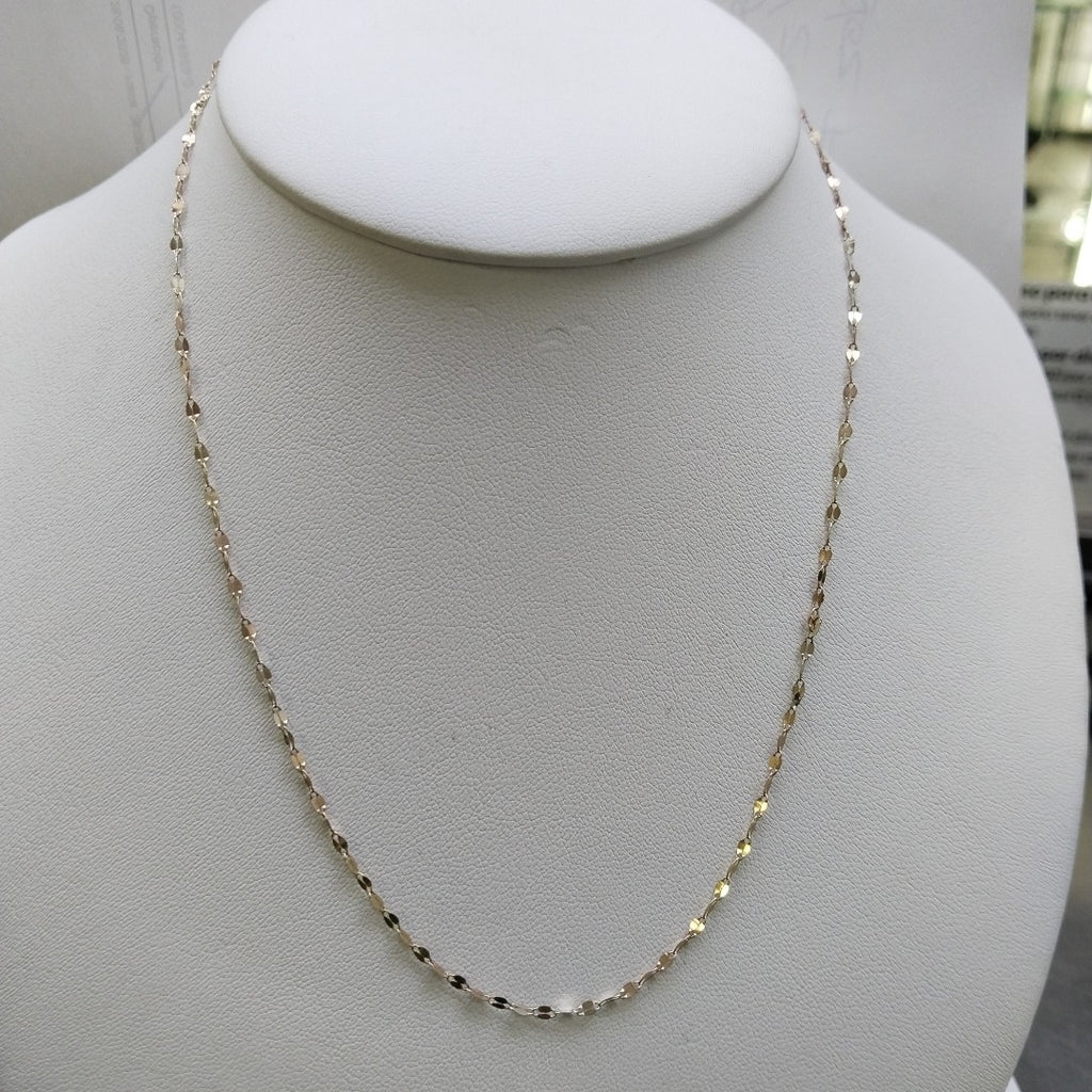 CADENA ORO COMBINADO 10 K 0,30 GRMS (SEMINUEVO)