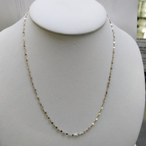 CADENA ORO COMBINADO 10 K 0,30 GRMS (SEMINUEVO)