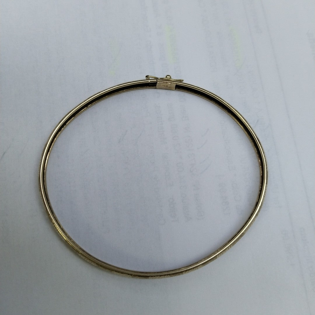 PULSERA RIGIDA ORO 10 K 3,50 GRMS (SEMINUEVO)