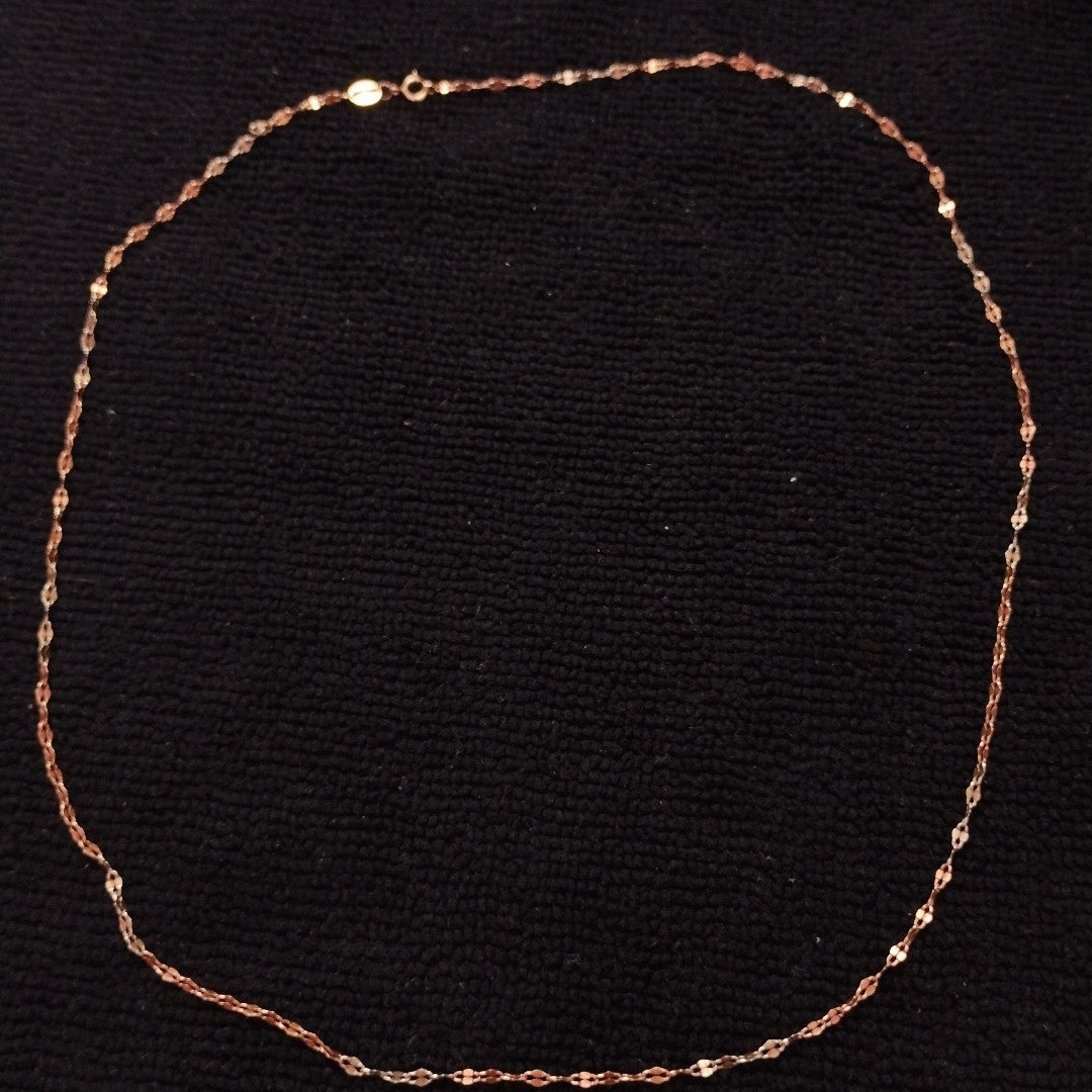 CADENA ORO COMBINADO 10 K 1,70 GRMS (SEMINUEVO)