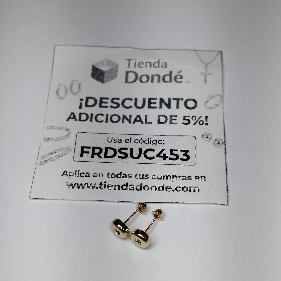 BROQUELES BROQUEL C CIRCONIA 14K 0.27 GR (NUEVO)