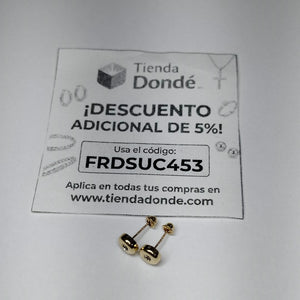 BROQUELES BROQUEL C CIRCONIA 14K 0.27 GR (NUEVO)