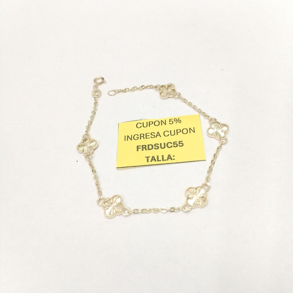 PULSERA ESPECIAL 14K 18 CM 3 GR (NUEVO)