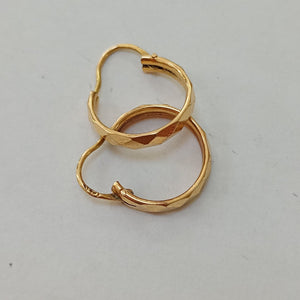 ARRACADAS PAR ORO 14 K 1.4 GRMS (SEMINUEVO)