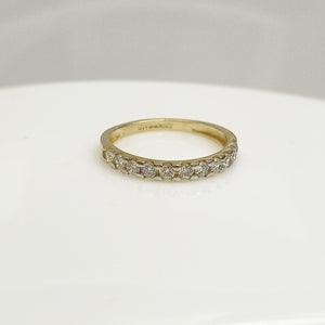 ANILLO ANILLITO MEDIA CHURUMBELA 14K 8 TALLA 2.1 GR (NUEVO)