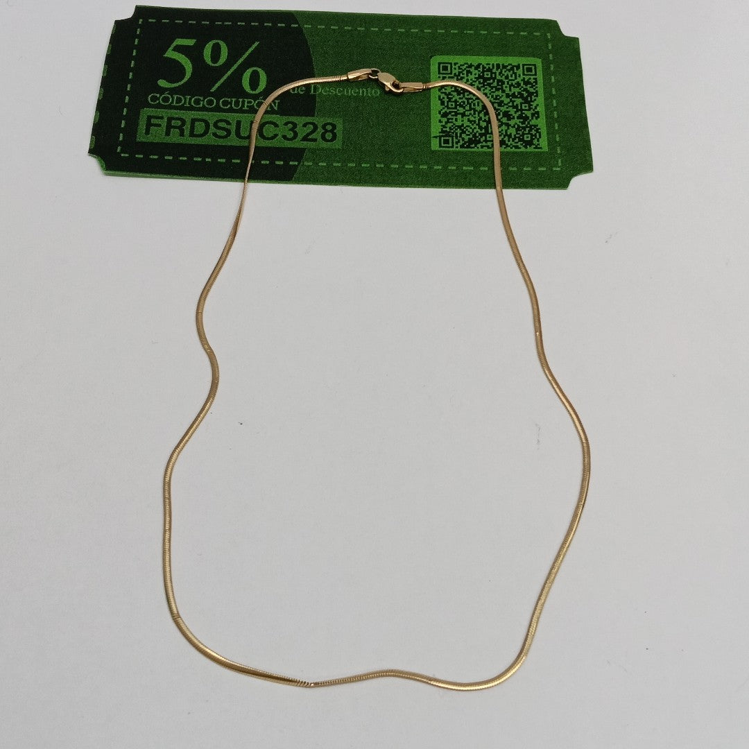 CADENA ORO 14 K 4.5 GRMS (SEMINUEVO)