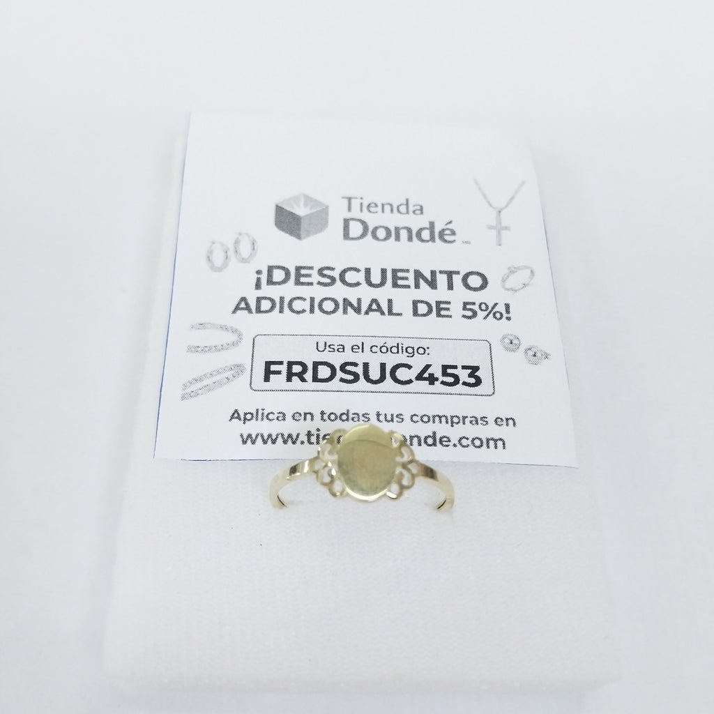 ANILLOS ANILLITO 10K TALLA 9 1 GR (NUEVO)