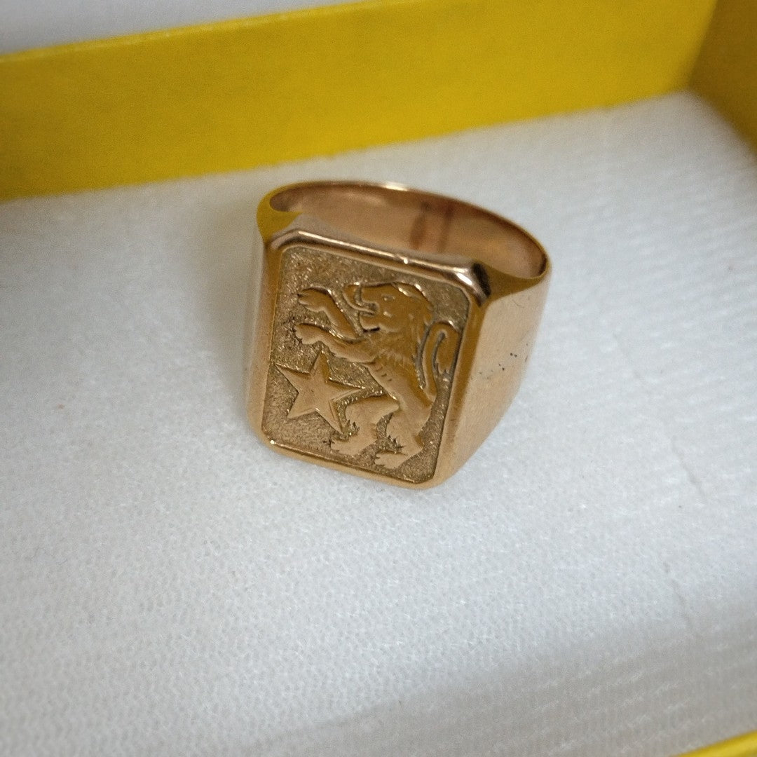 ANILLO ORO 14 K 12,40 GRMS (SEMINUEVO)